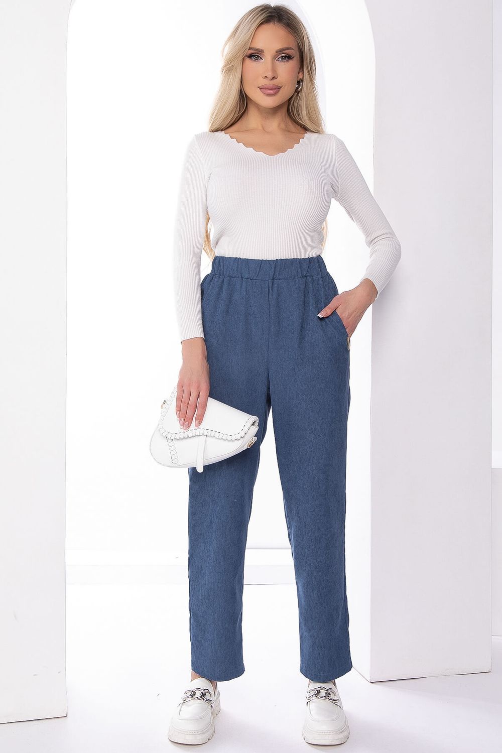 Брюки "Бертина" (синие) Б8268 LT Collection