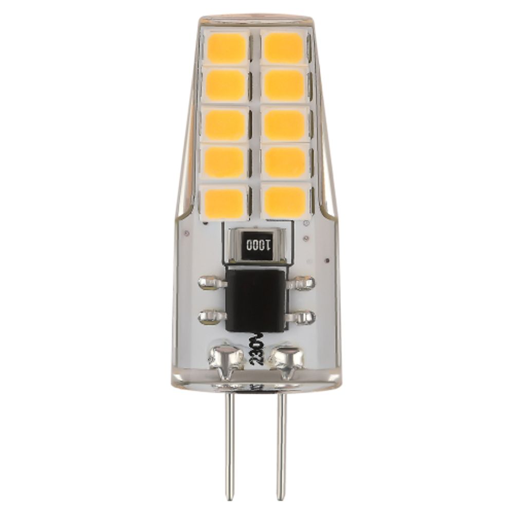 Лампа светодиодная ЭРА STD LED-JC-2,5W-220V-SLC-840-G4 2,5Вт силикон капсула нейтральный белый свет G4 | Лампы cветодиодные Капсульные (G4, G9)
