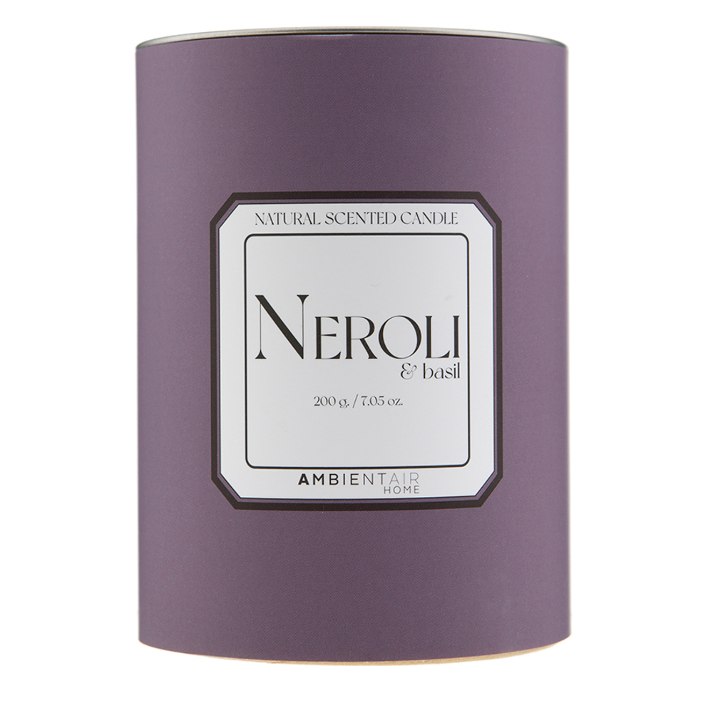 Свеча ароматическая sublime, neroli&basil, 40 ч