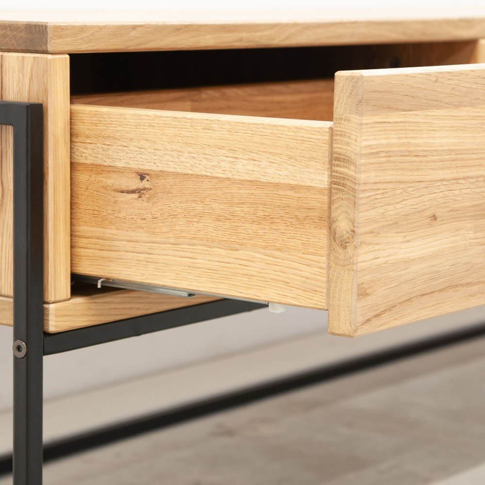 Тумба под телевизор 160 напольная из дикого дуба