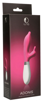 Розовый вибратор-кролик Adonis - 21,5 см.