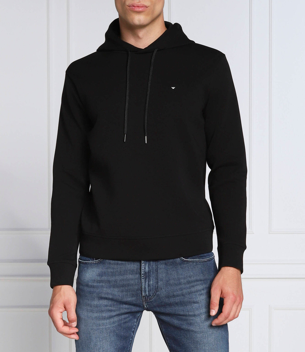 Худи Emporio Armani - черный(6L1MQ2 1JHSZ)
