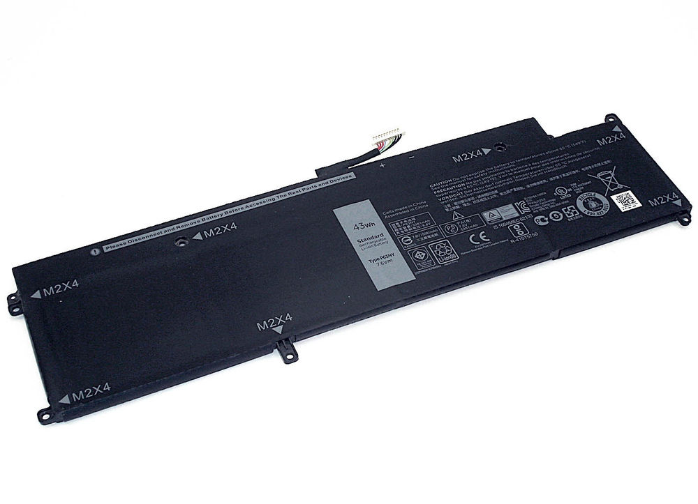 Аккумуляторная батарея для ноутбука Dell Latitude 13 7370 (P63NY) 7.6V 5831mAh