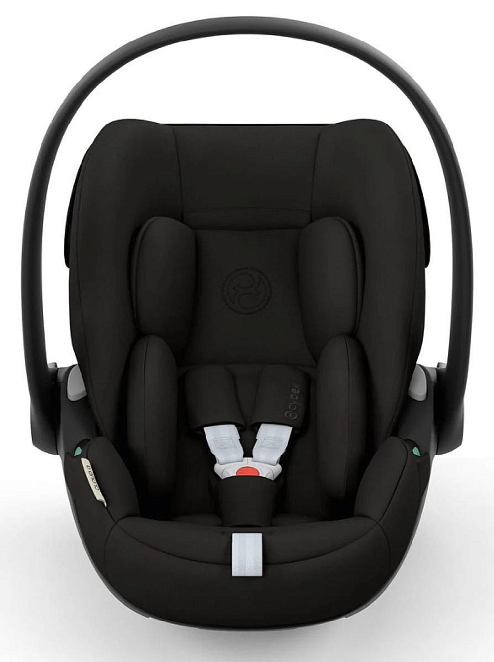 Коляска Cybex Coya Rosegold Frame Cloud G i-Size Magic Black 2 в 1 Mirage Grey с дождевиком и бампером