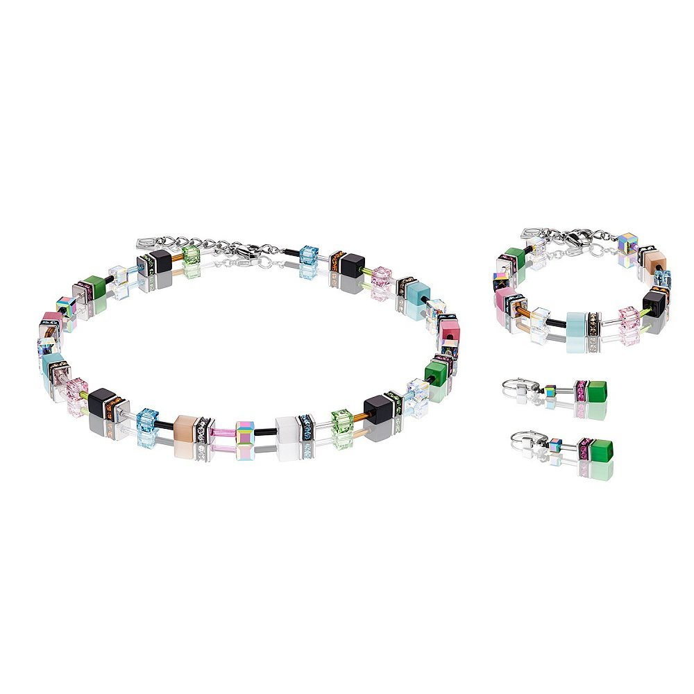 Серьги Coeur de Lion Multicolour Pastel 2838/20-1537 цвет зеленый