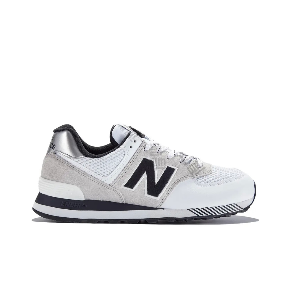 New Balance 574 "White Silver Black"