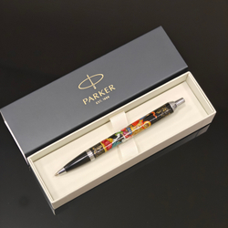 Коллекционная ручка шариковая Parker "Георгий Победоносец" с ручной росписью Палех