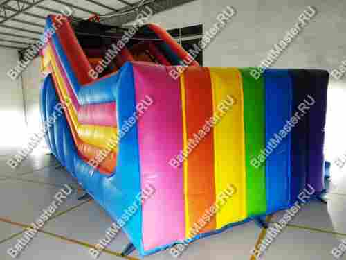 Надувная горка "В гостях у клоуна" 6,5*3*4 м