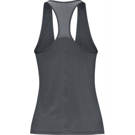 Топ теннисный Under Armour HeatGear Armour Racer Tank - pitch gray light heather/metallic silver