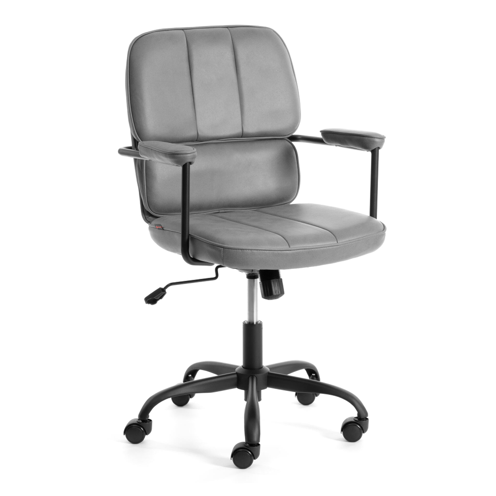 Кресло ALPHA иск. замша, Grey (Cерый) , 60 х 60 х 100 см