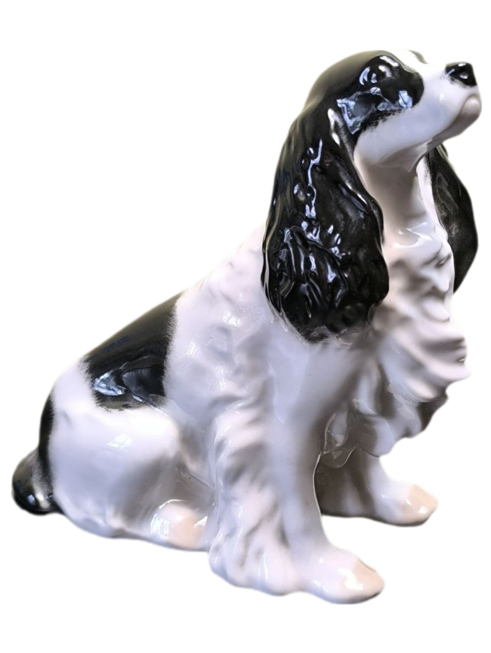 Фарфоровая статуэтка "Спаниель" (ЛФЗ), СССР, 1970-1991 гг.