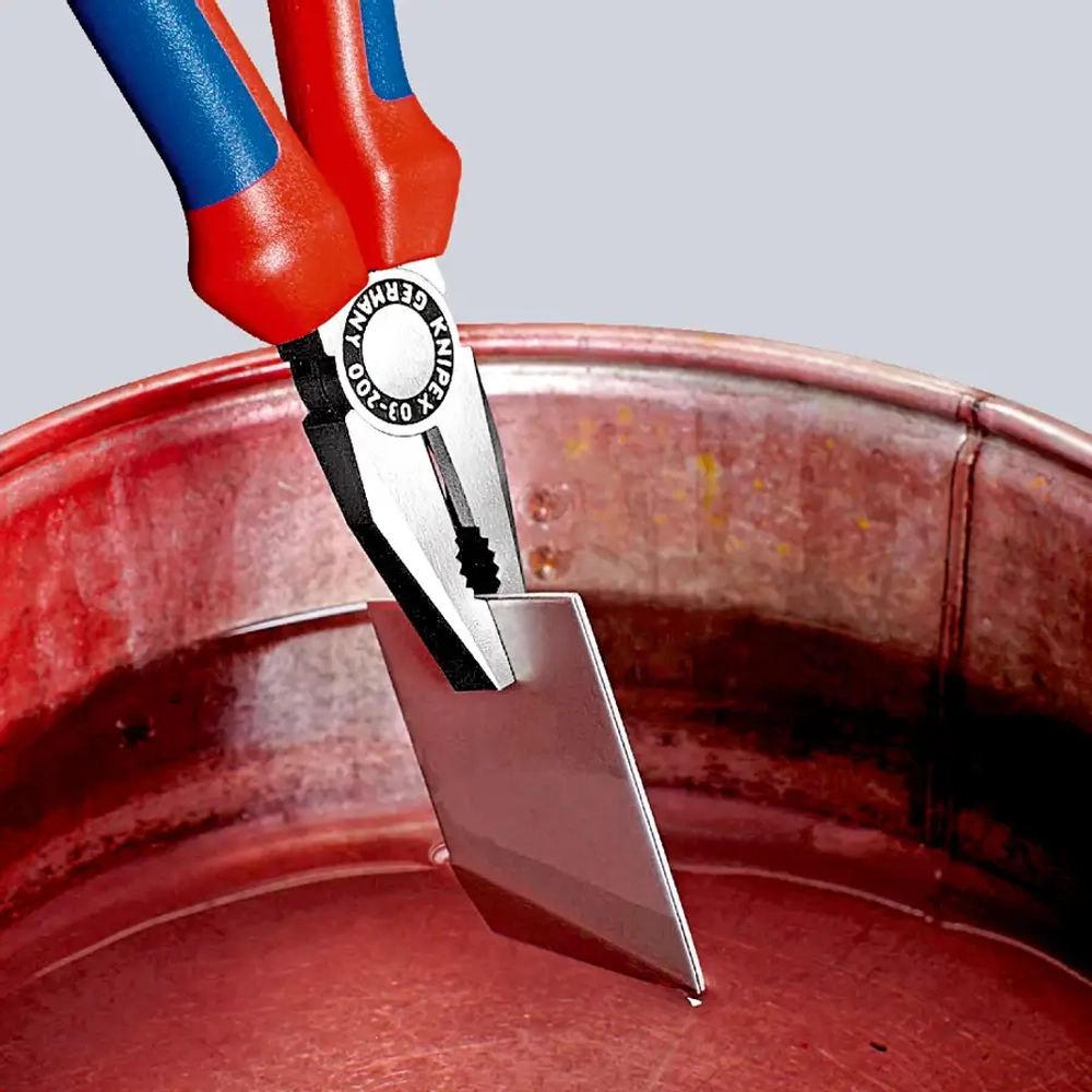 Плоскогубцы комбинированные черненые 200 мм Knipex 03 02 200