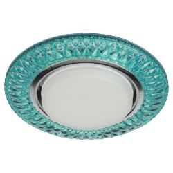 DK LD23 BL2/WH Светильник ЭРА декор cо светодиодной подсветкой Gx53, бирюзовый | Встраиваемые LED светильники