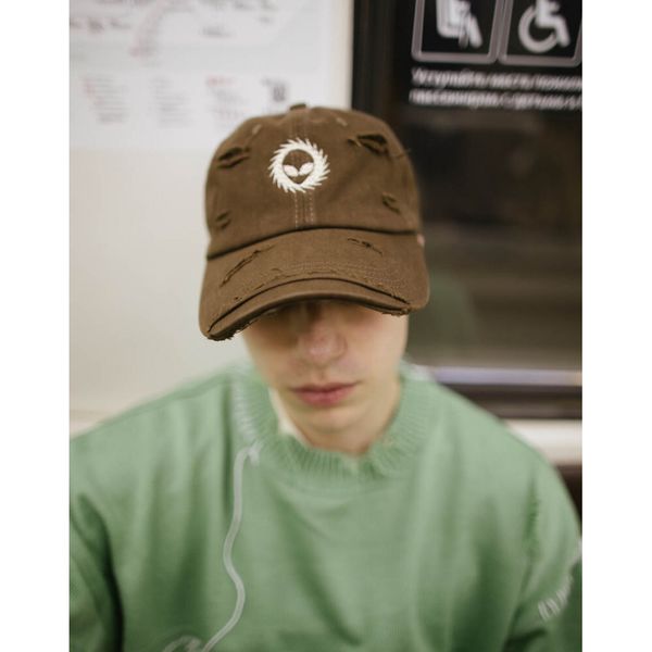 Кепка UFO коричневая - фото 5