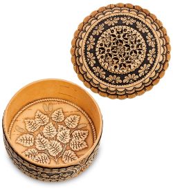 Народные промыслы BST-403 Шкатулка «Узор» (береста)