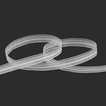 Шторная лента Oz-Is арт. 3949МP для римских штор, фиберглассовых вставок, цвет прозрачный (ширина 20 mm)