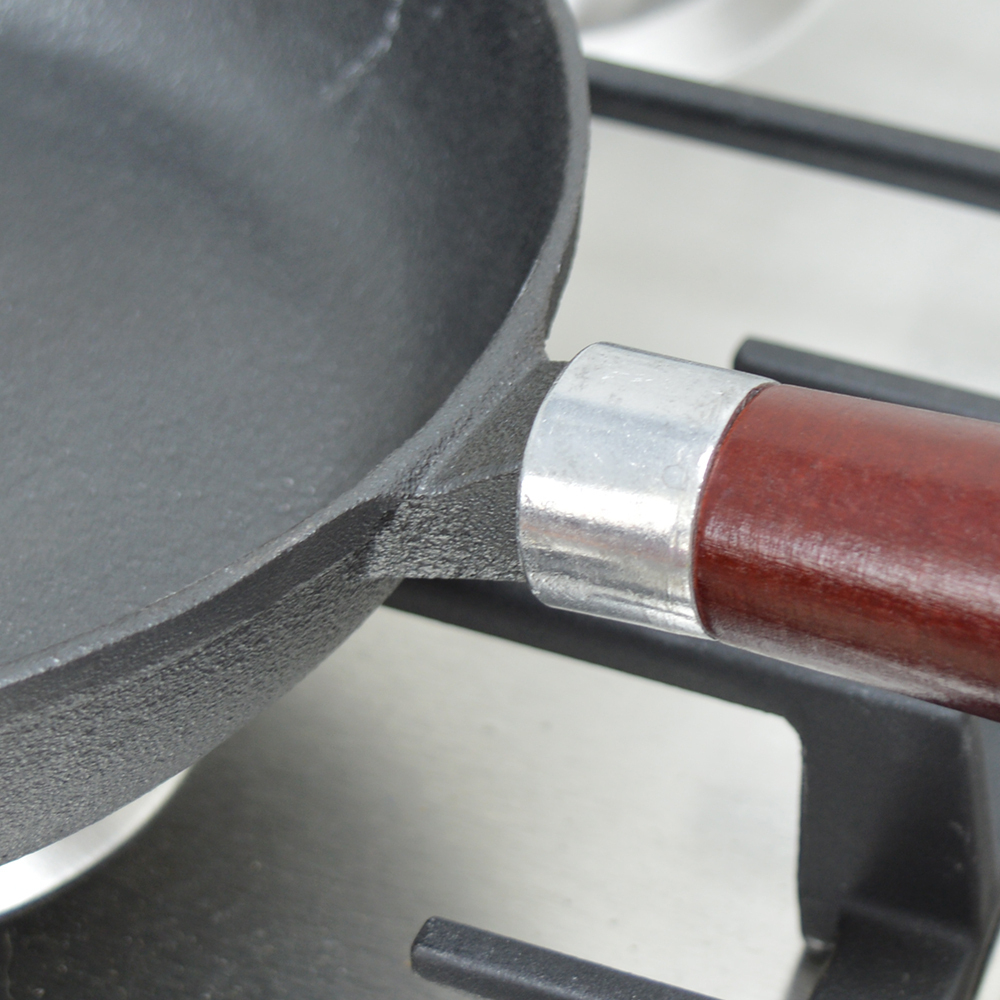 Сковорода 22см чугунная с деревянной ручкой CIF22-W