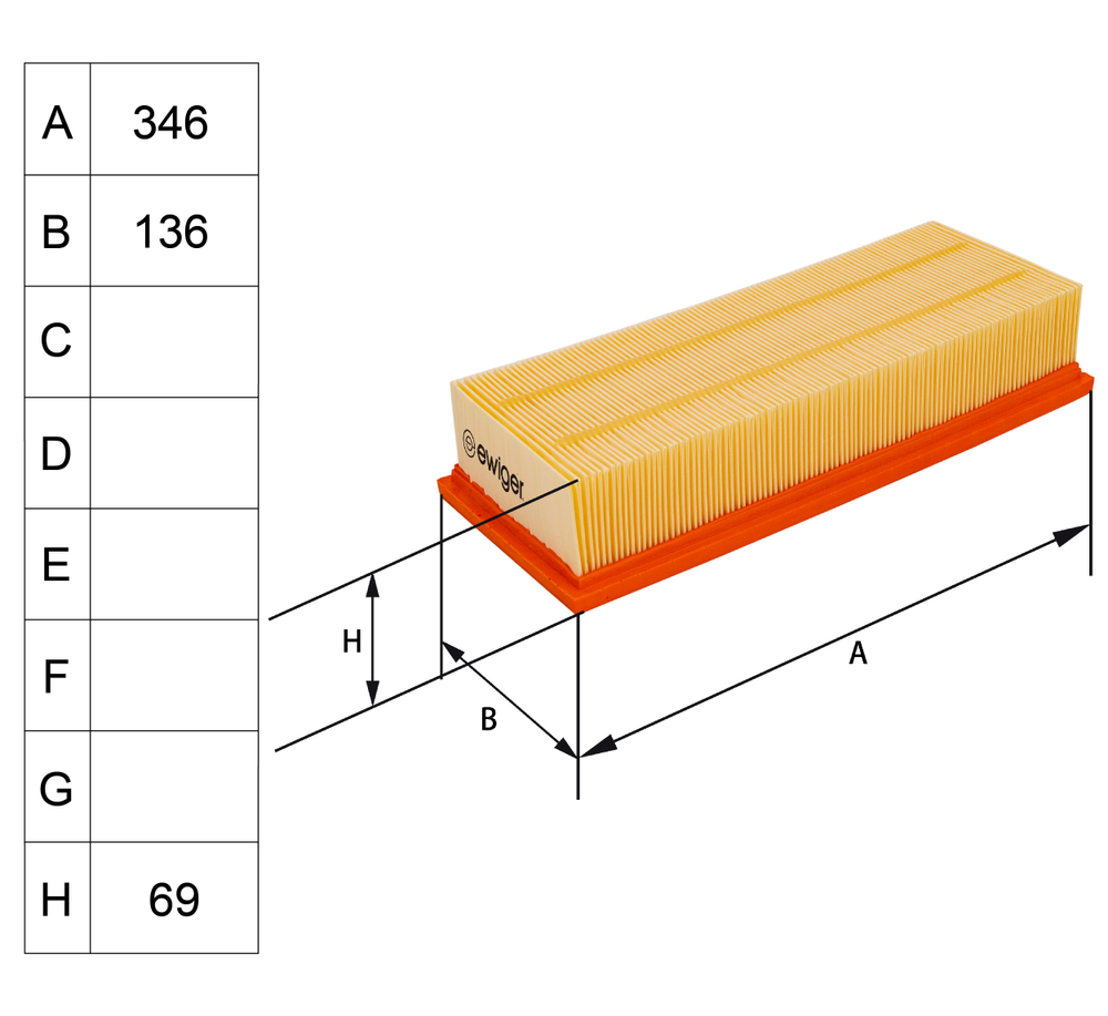 EWIGER - EW111050005-EWI - Air Filter