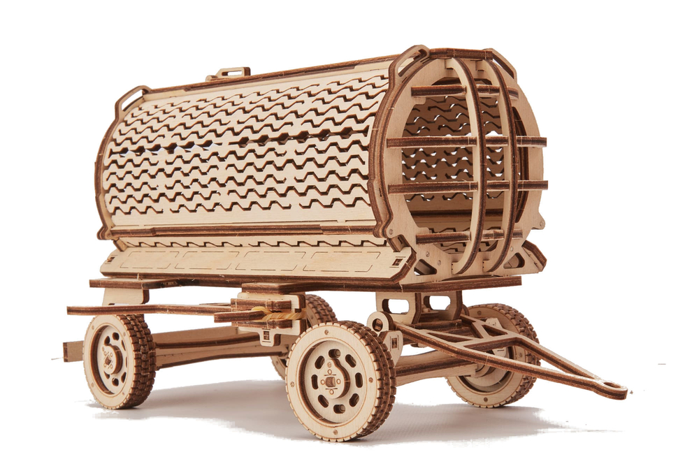 Механическая сборная модель Wood Trick Прицепы для трактора