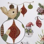 Наклейка для окон (1 штука) двусторонняя МНОГОРАЗОВАЯ 30х38 см, "Ассорти № 1", ЗОЛОТАЯ СКАЗКА, 591921