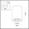 Потолочный светильник Odeon Light Hightech Pillaron 3564/1C