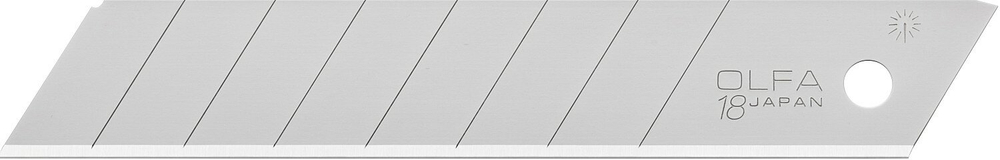 OLFA 18 мм, 50 шт, в боксе, сегментированные лезвия (OL-LB-50)