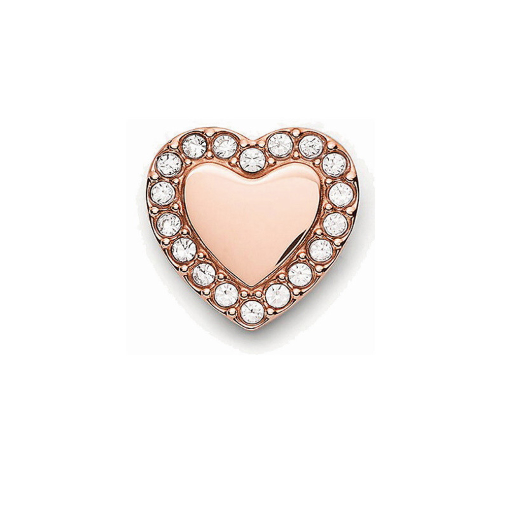 Серьги из медицинской стали Love Me Heart Golden Biojoux BJT250