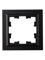 BRITE Рамка 1-местная IP44 РУ-1-БрЧ-44 черный IEK