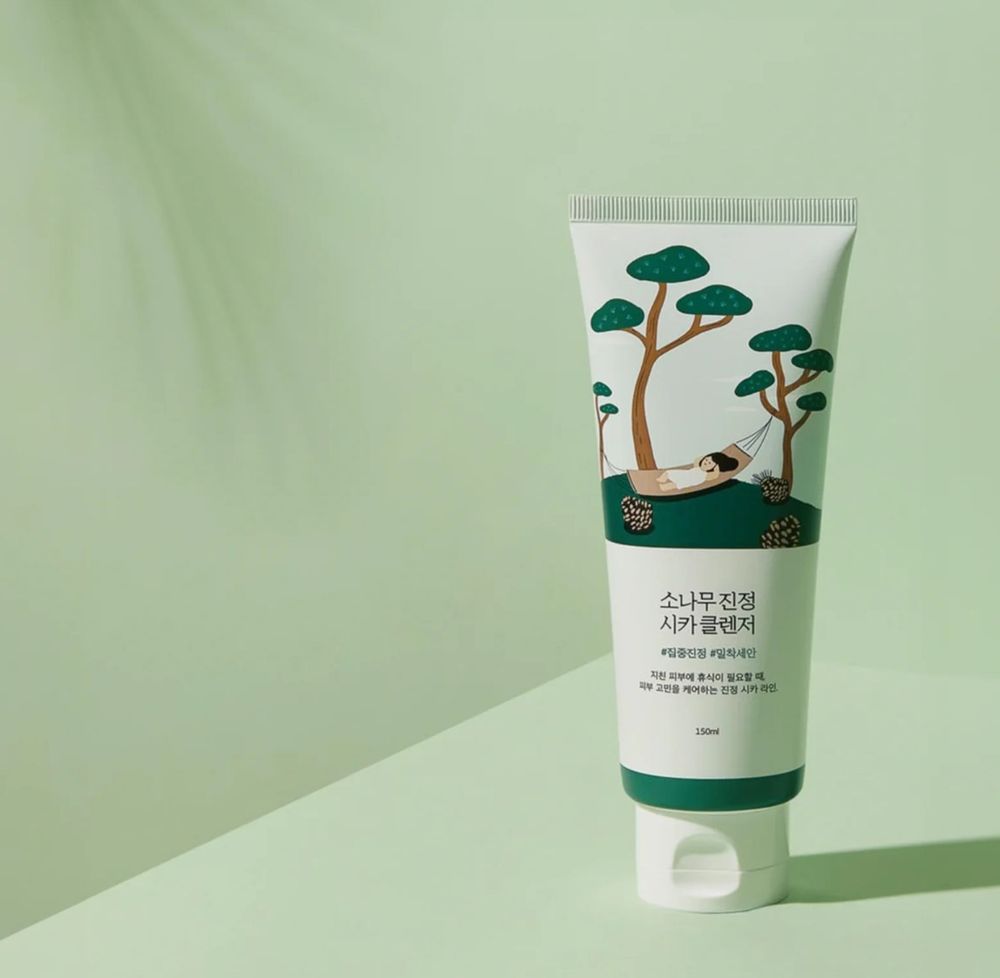 ROUND LAB Очищающая пенка с экстрактом сосны и центеллы Pine Calming Cica Cleanser (150 мл)