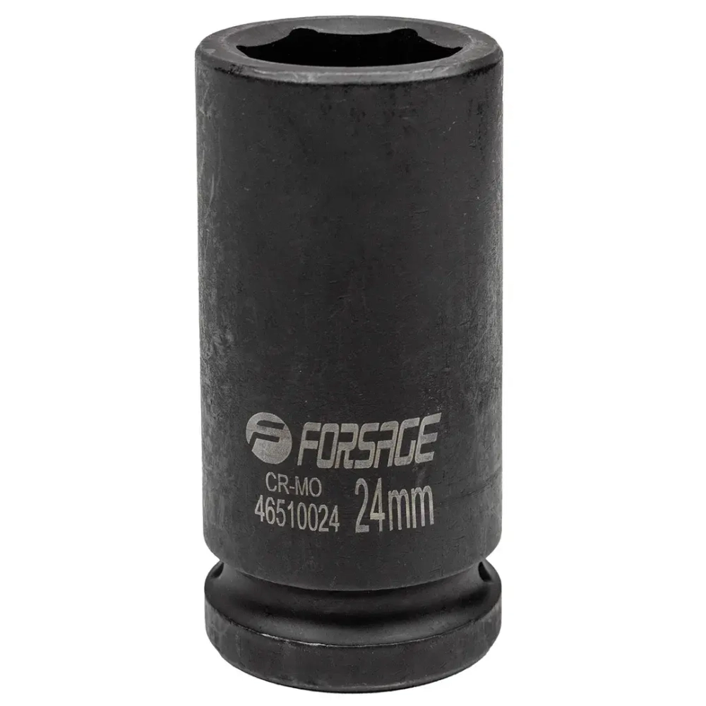 Головка ударная глубокая 24мм 3/4''6гр. Forsage F-46510024