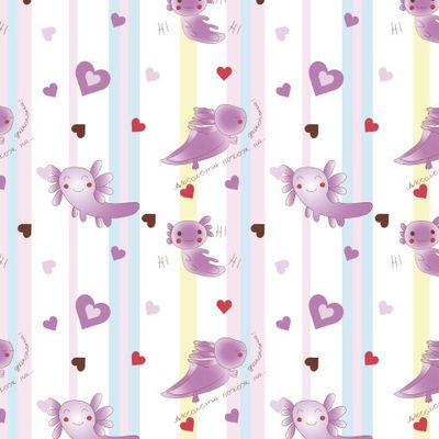 Полоска аксолотль дракон пастель