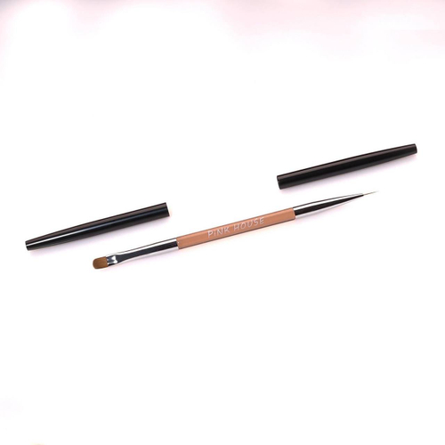 Кисть двойная овал 6 /тонкая 9 виски с колпачками