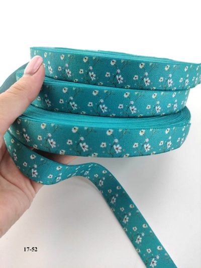 Бирюза №3 резинка боксерная принтованная