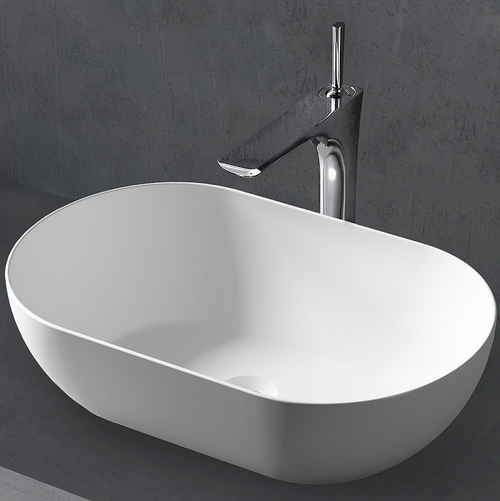 Раковина-чаша Abber Stein 56 AS2611 Белая матовая