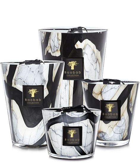Marble, свеча Stones MAX 10, Baobab Collection