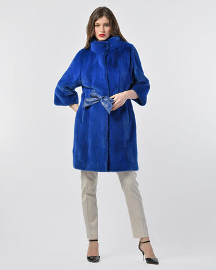 Шуба из меха норки