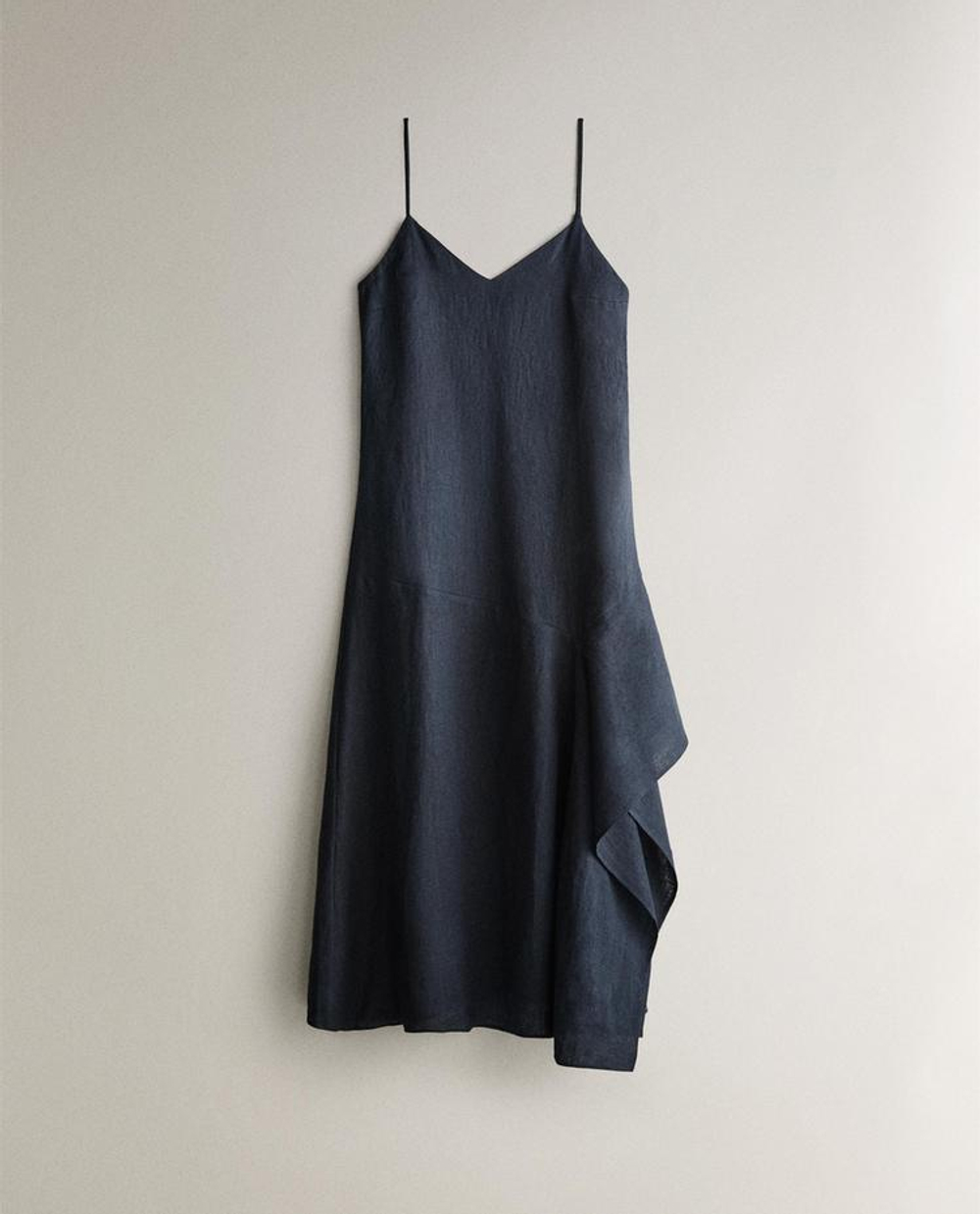 ZARA HOME АСИММЕТРИЧНОЕ ПЛЯЖНОЕ ПЛАТЬЕ, СИНИЙ