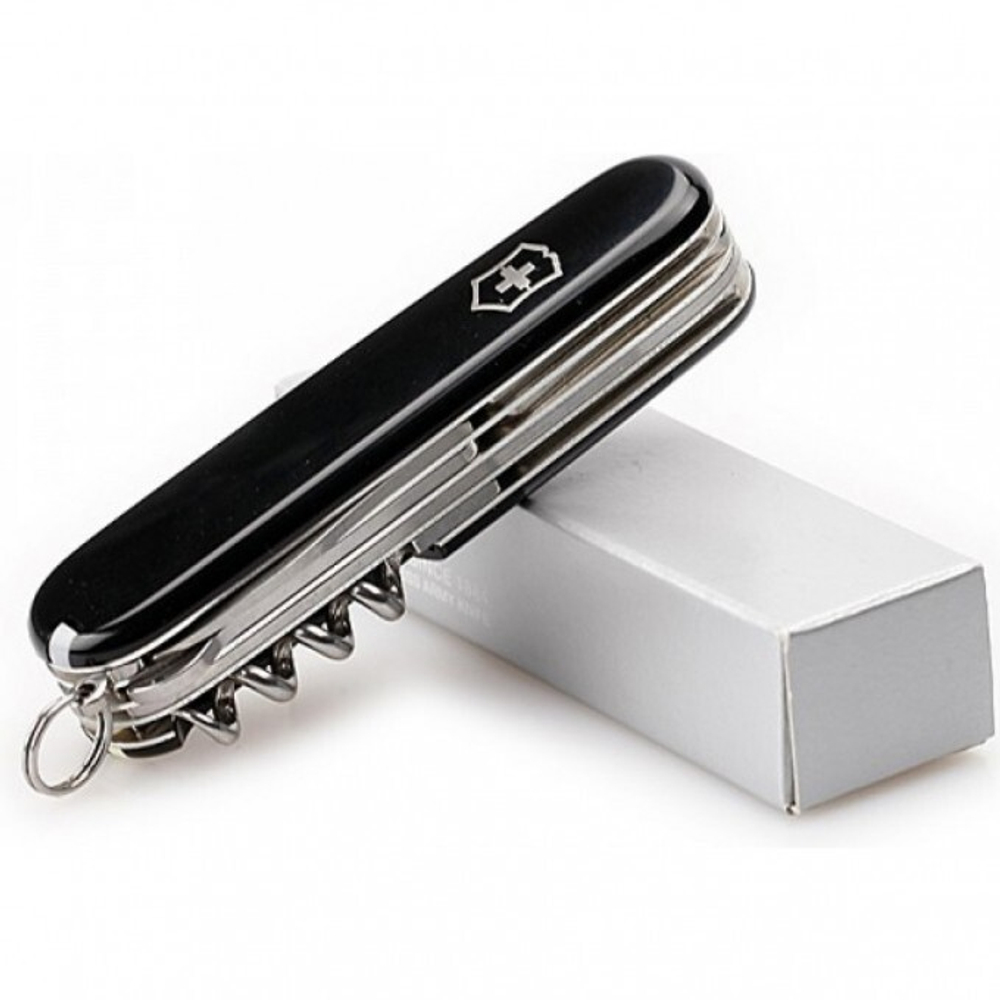 Нож Victorinox Huntsman, 91 мм, 15 функций, черный