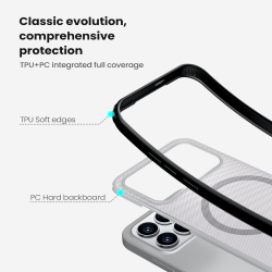 Чехол тонированный c встроенным круглым магнитом для Xiaomi Poco F8 Pro и Redmi K90, серия Super Frosted Shield Pro Magnetic (Clear version) от Nillkin
