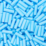 Японский бисер TOHO Bugle (стеклярус) 6mm (№43), непрозрачный глянцевый