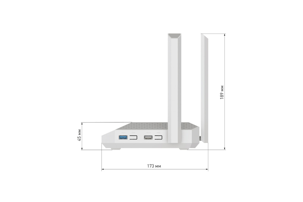 Wi-Fi роутер Netcraze (Keenetic) Giga (NC-1012), белый