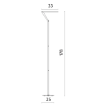 Торшер Divinare SOLE 3234/06 PN-1