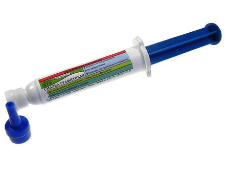 Смазка графитовая в пром. шприце 12мл.