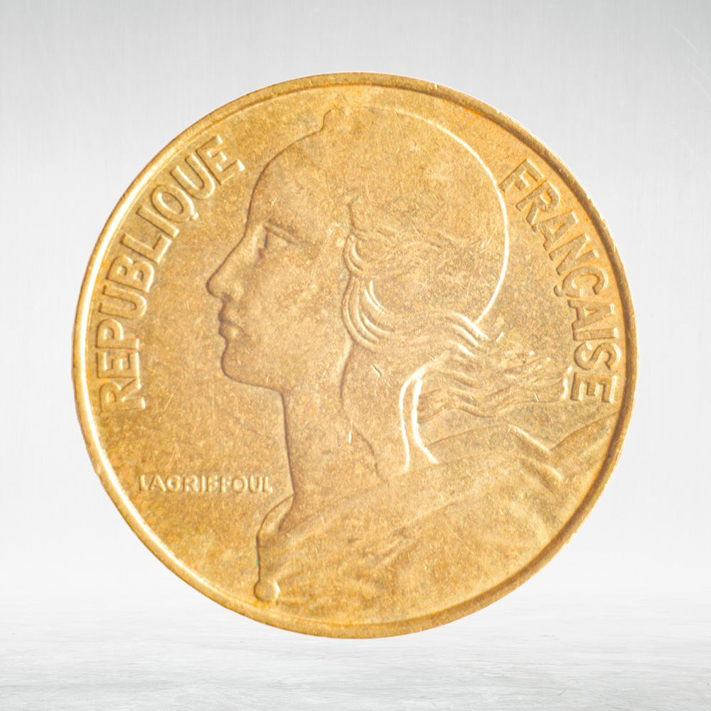 France, 20 Centimes 1986 - Marianne, VF