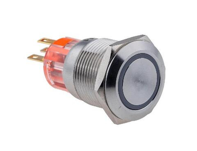 Кнопка IP67 с подсветкой зел. с фиксацией 1NO+1NC 220В AC MT67-F220G11 ОВЕН 107352