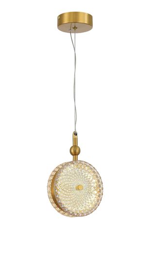 D2816-DW-15 BRASS (1) Люстра NW