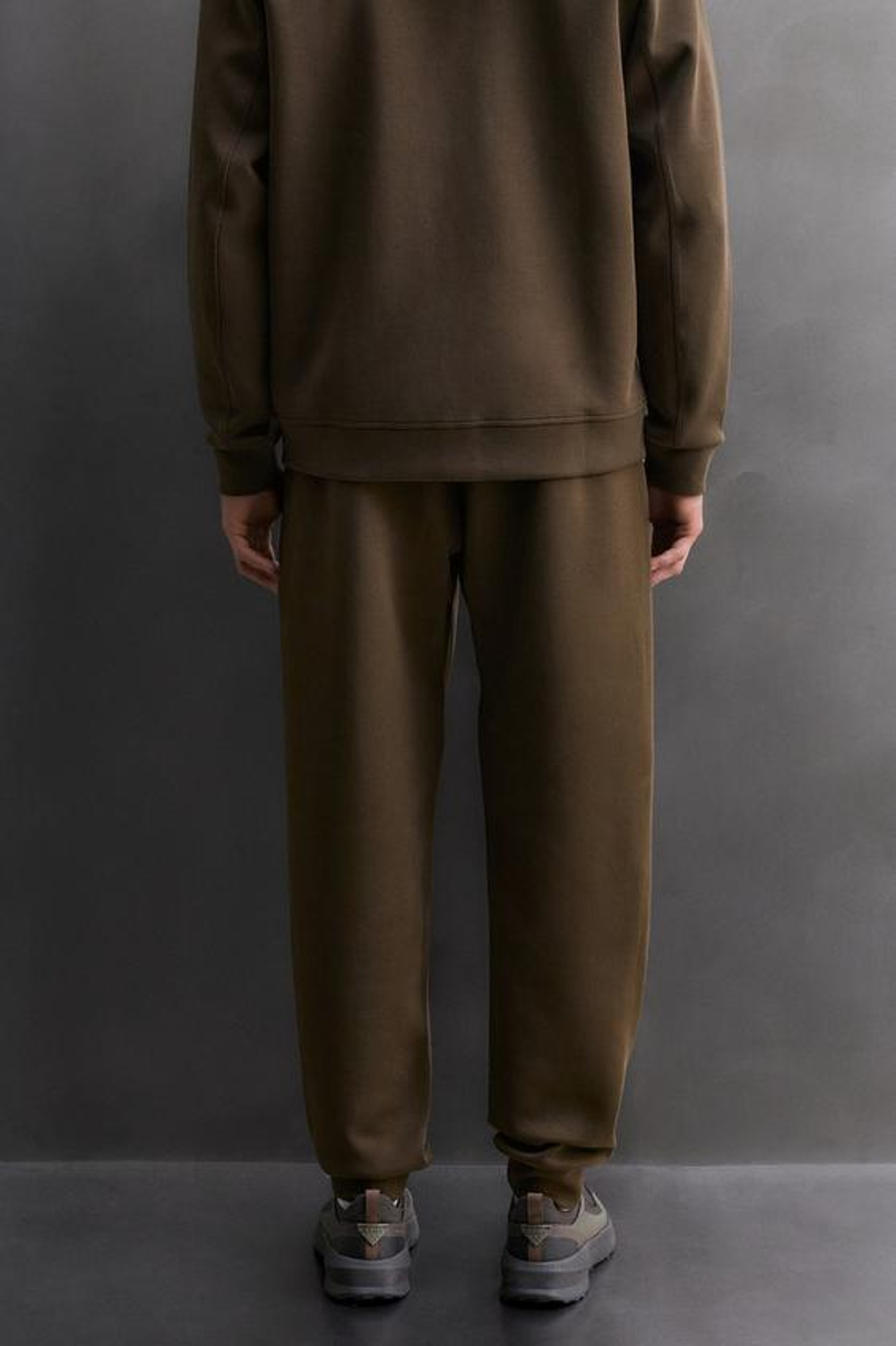 ZARA ТЕХНИЧЕСКИЕ БРЮКИ НА МОЛНИИ, КОРИЧНЕВЫЙ