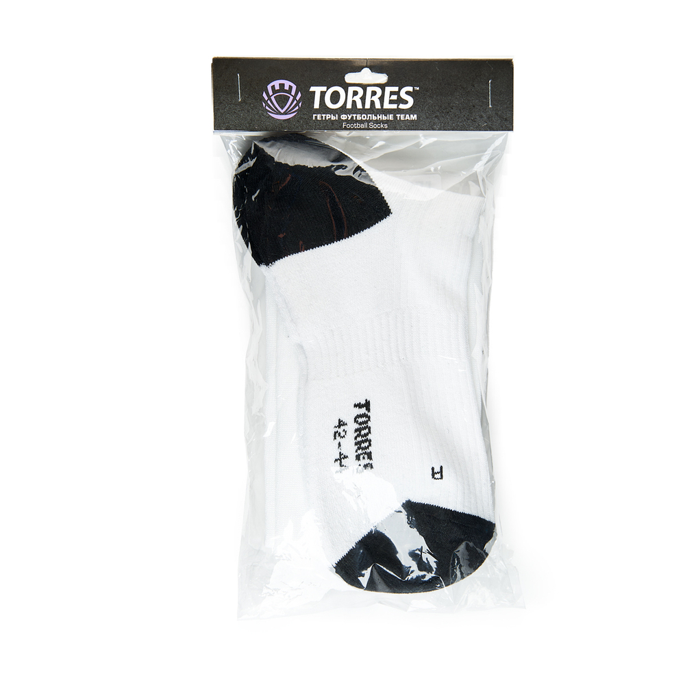 Гетры футбольные TORRES Sport Team FS1108-01-25-27, размер 25-27, белый