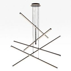 Citilux Trent CL203761 LED Люстра подвесная с пультом Чёрная