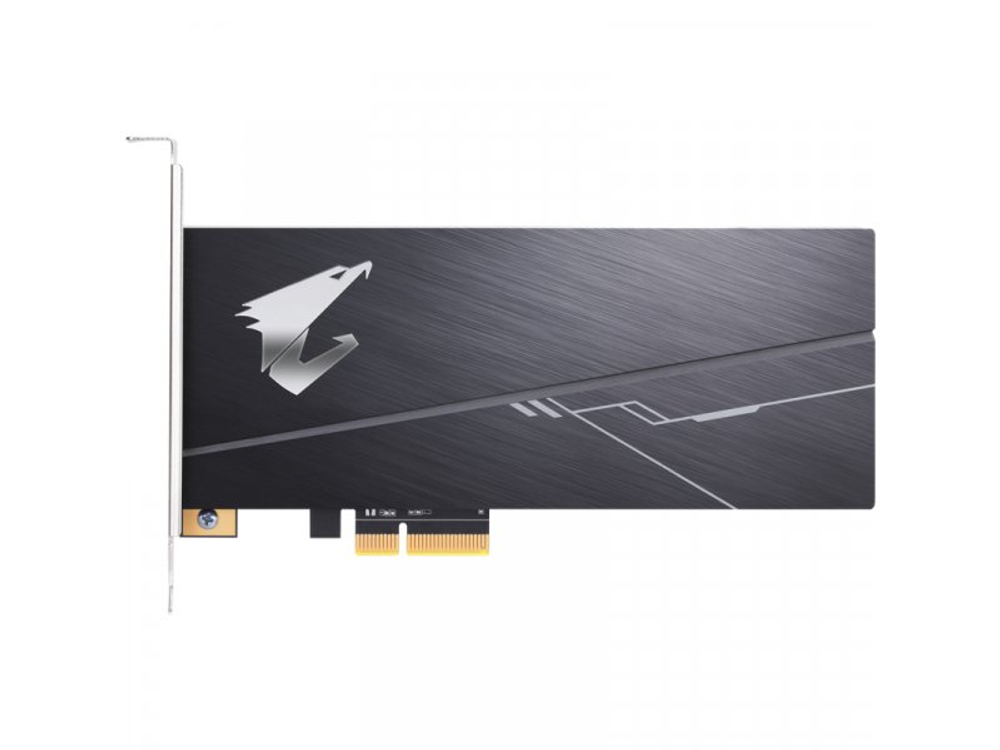 SSD накопитель Gigabyte Aorus RGB AIC 512ГБ, PCl, PCIe 3.0 x4, NVMe [GP-ASACNE2512GTTDR]